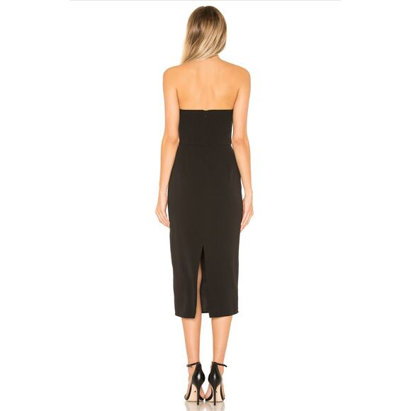Lovers + Friends Denise Black Cutout Front Strapless Dress - Picture 3 of 10